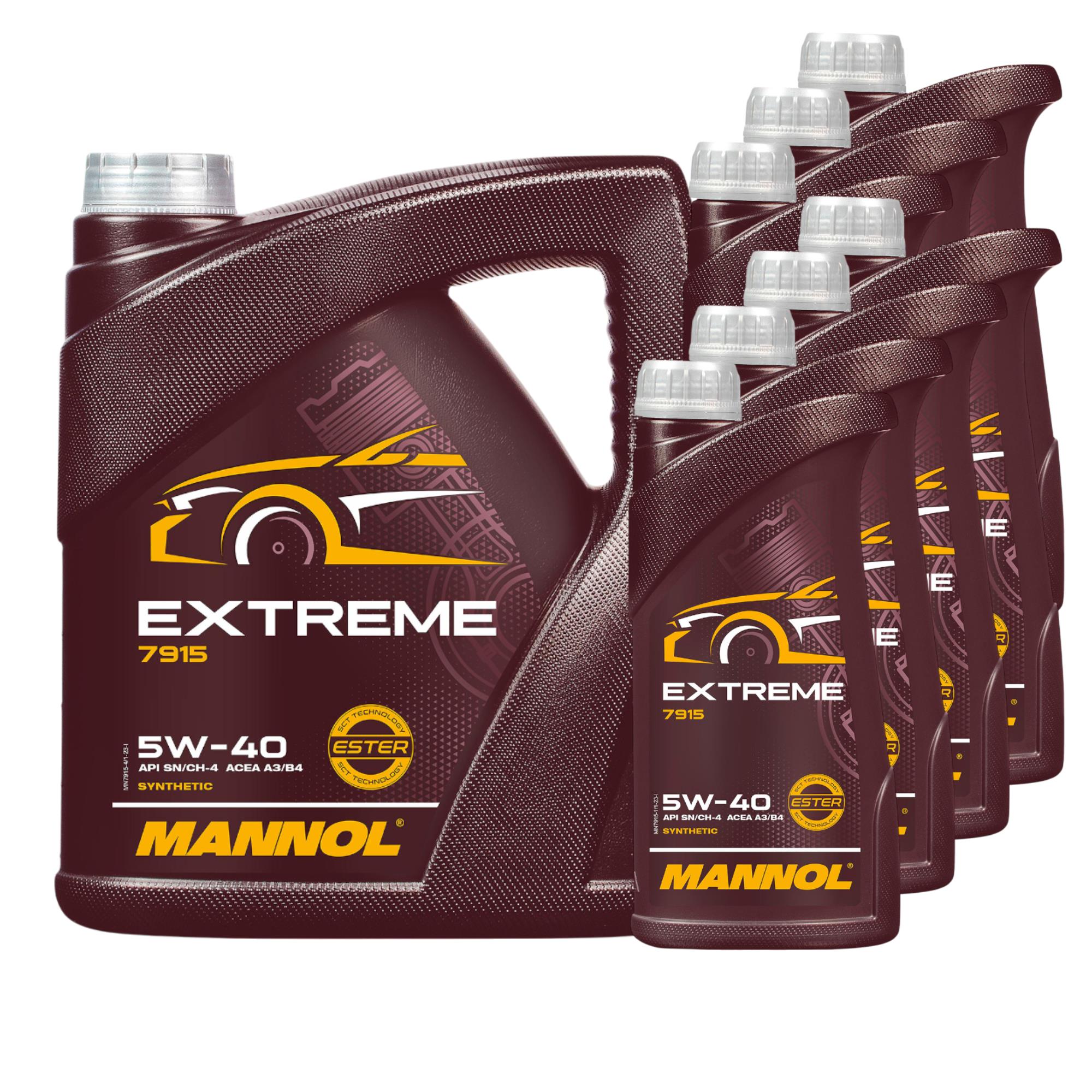 11 Liter Original MANNOL Motoröl Extreme 5W 40 API SN CF Öl 11192000