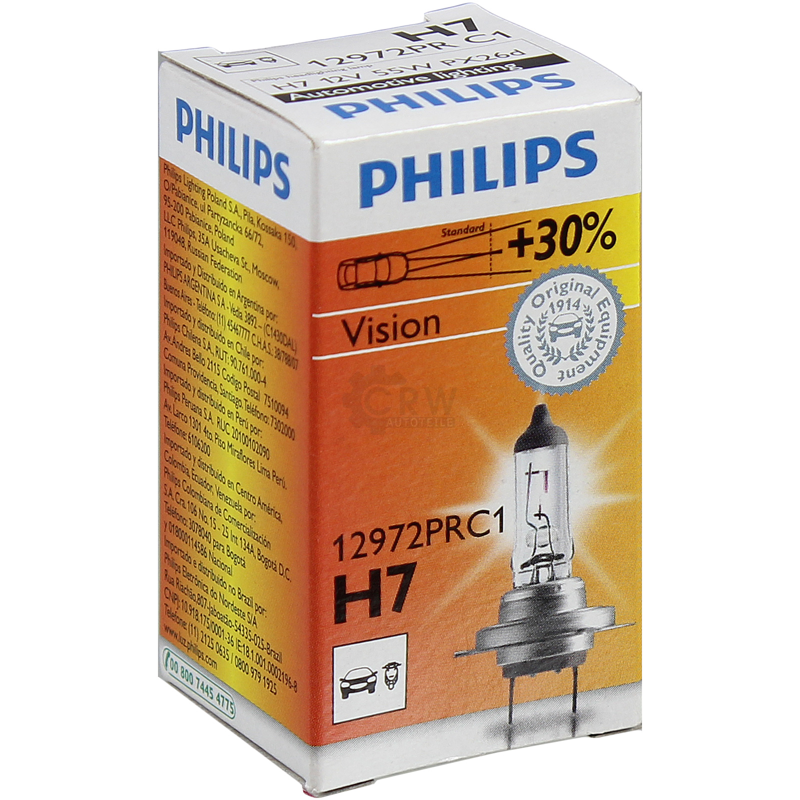Лампа ближнего света филипс. Лампы Philips h7 12972prc1. Лампа h7 Philips 12v 55w Vision +30%. Лампа галоген. H7 12v 55w Philips Premium +30% 12972prc1 картон. Philips h7-12-55 +30% Vision 12972prc1 от.