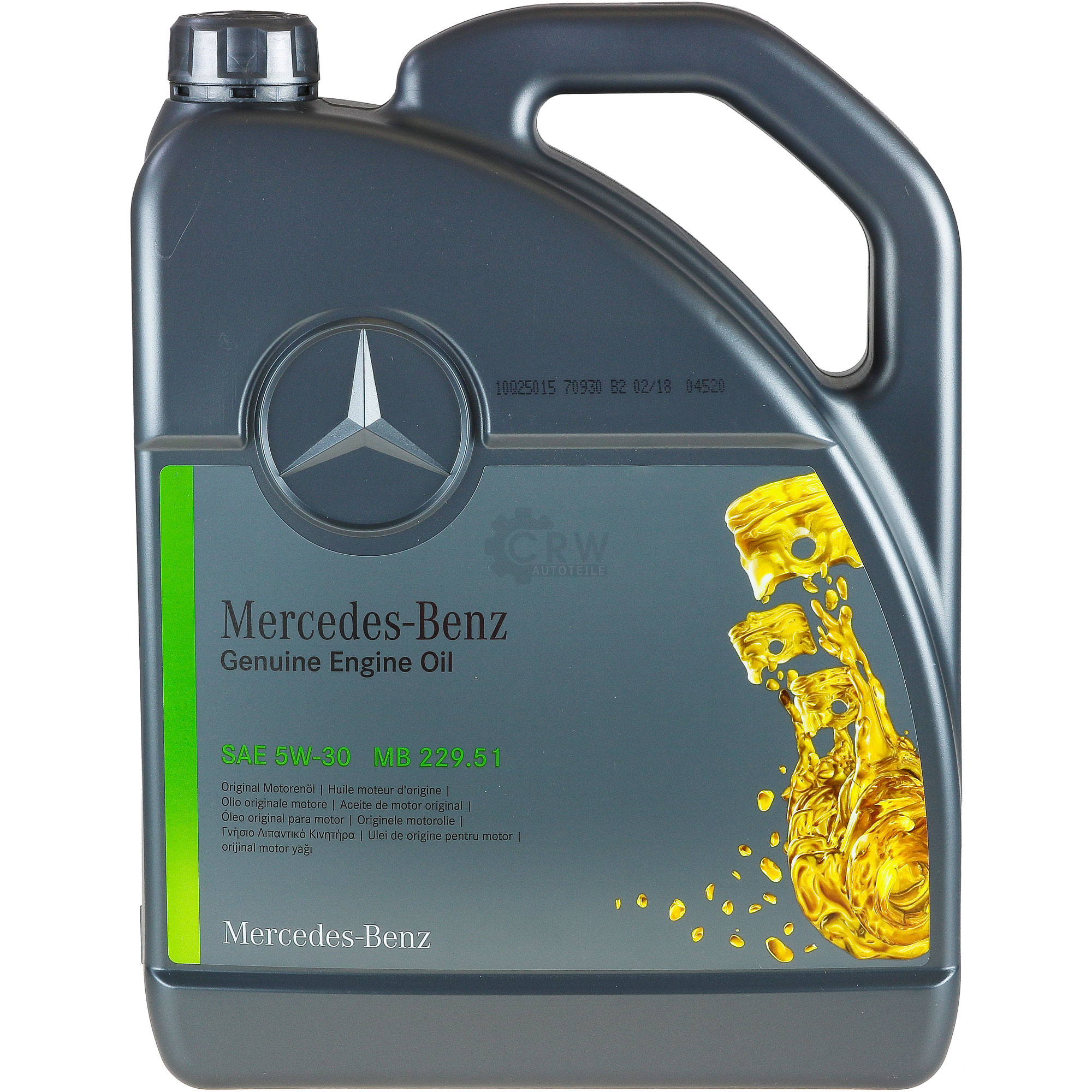 Pakiet kontrolny 5L Olej Mercedes 229.51 5W30 + pakiet filtra MANN 11104084-et 5L Mercedes Öl 229.51 5W30 + MANN Filterpaket 11104084\