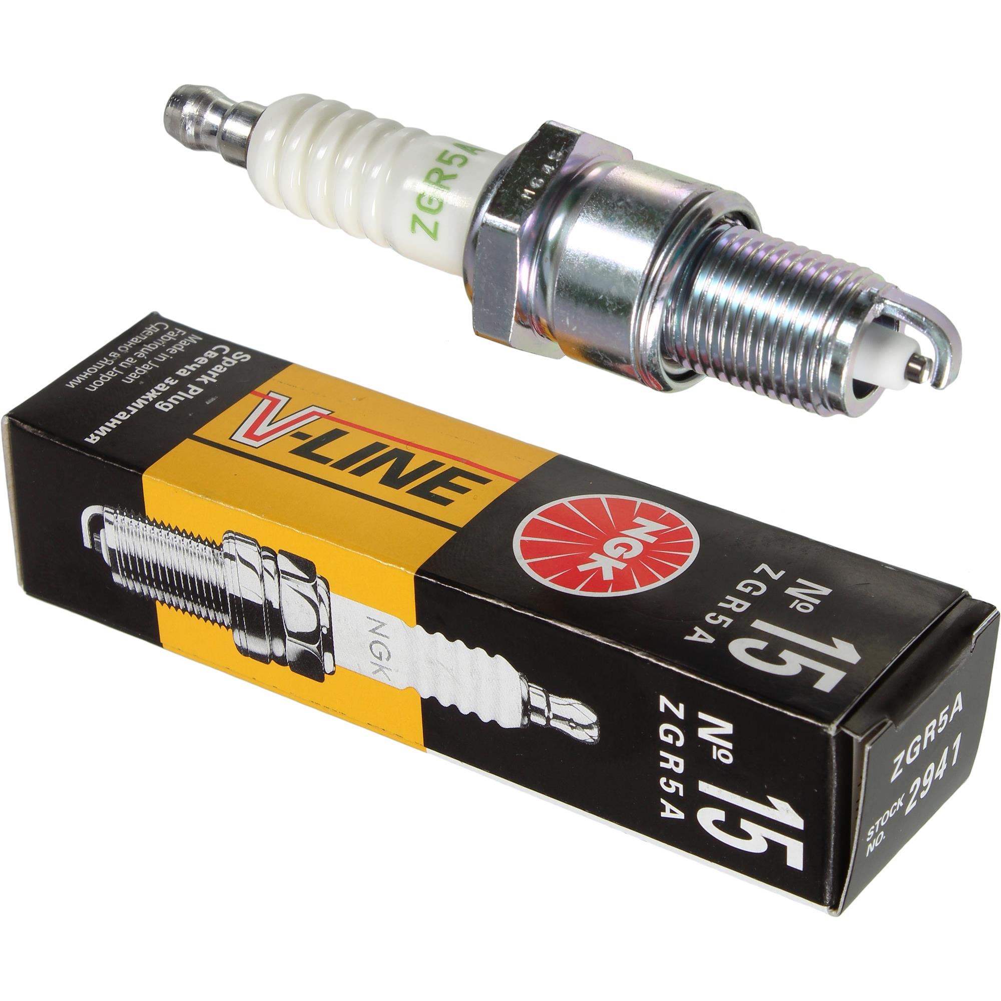 Genuine NGK Spark Plug 2941 V-Line 15 Type zgr5a Ignition Candle | eBay