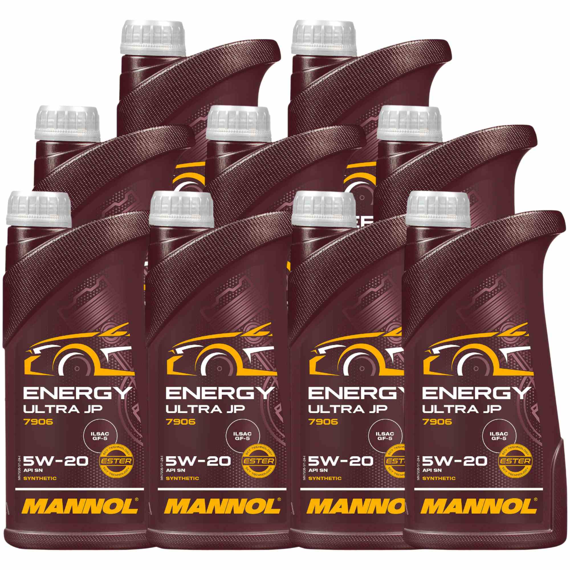 MANNOL Energy Ultra JP 5W-20 API SN Motoröl – 6 Liter Set Für Japanische & Amerikanische Motoren