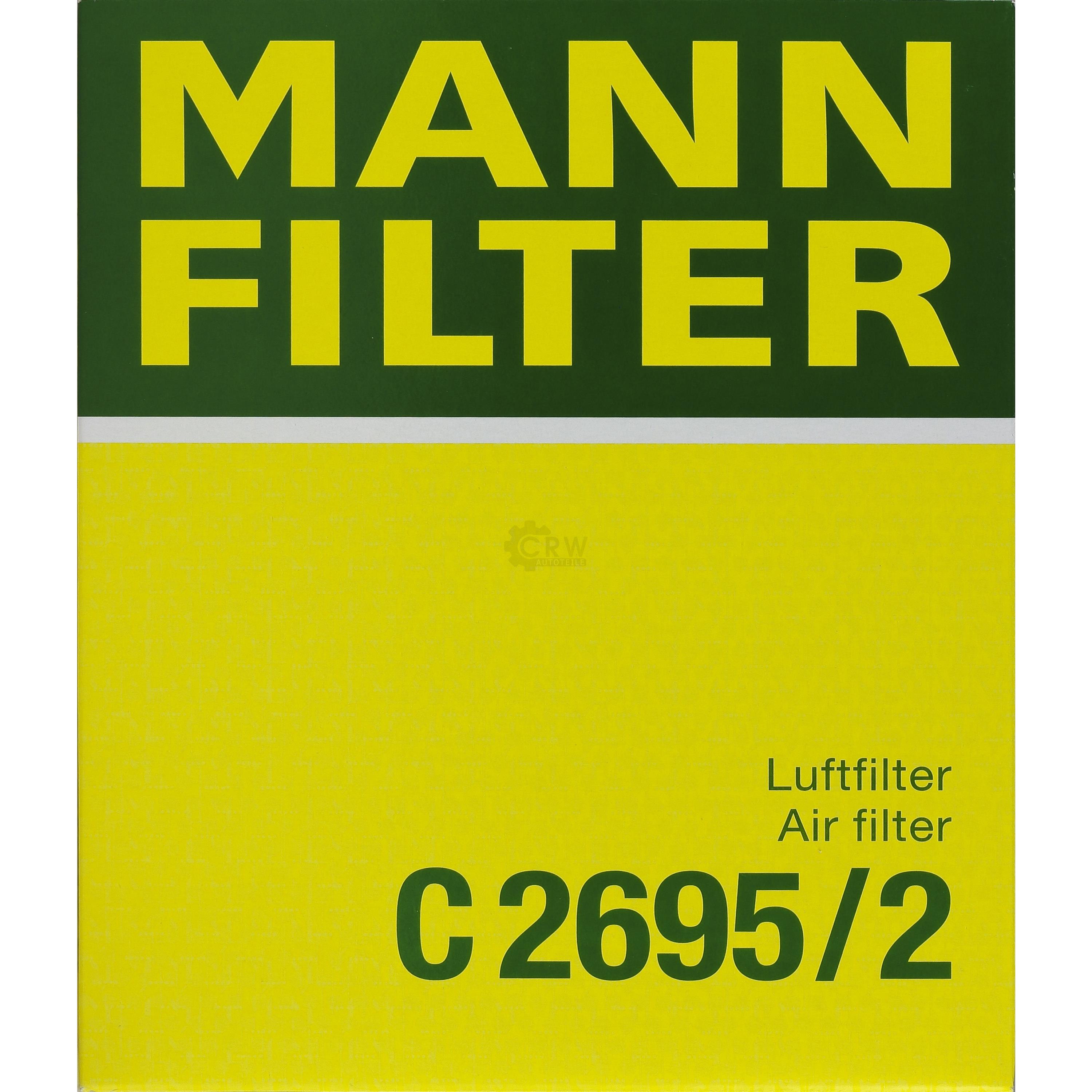 Original MANN-FILTER Luftfilter C 2695 Renault