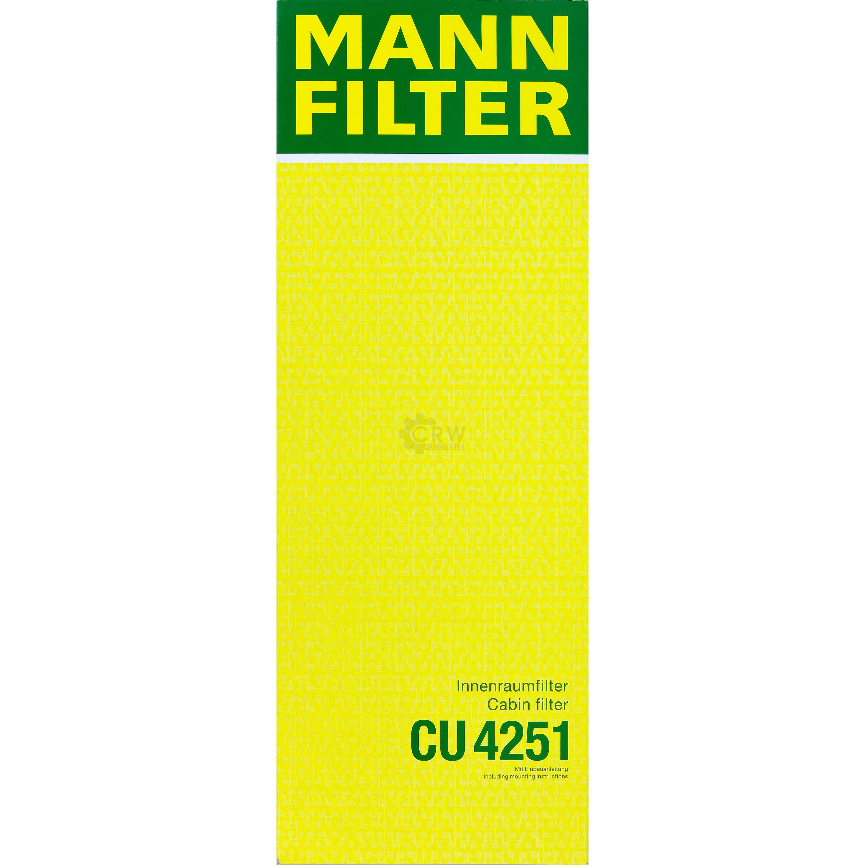 MANN Inspektionspaket 7 L MANNOL Elite 5W-40 für Opel Astra F Caravan 51 52 - Bild 10 von 12