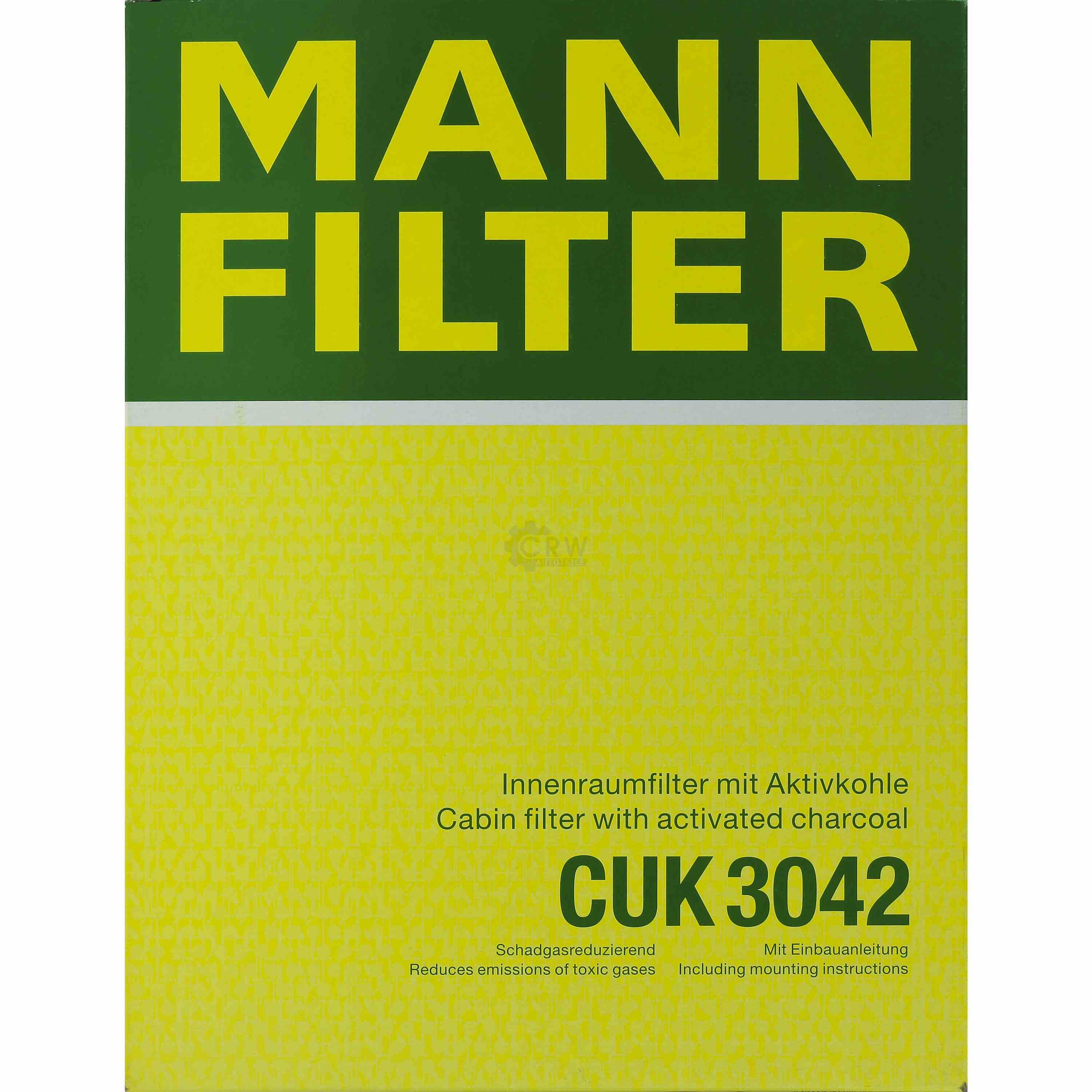 MANN Inspektionspaket 7 L MANNOL Elite 5W-40 für Alfa Romeo 166 936 2.4 JTD - Bild 9 von 12