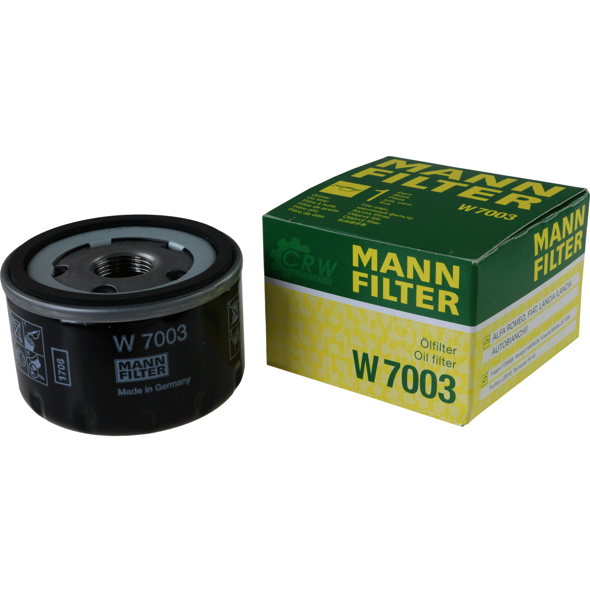 MANN Inspektionspaket 7 L MANNOL Elite 5W-40 für Alfa Romeo 166 936 2.4 JTD - Bild 10 von 12