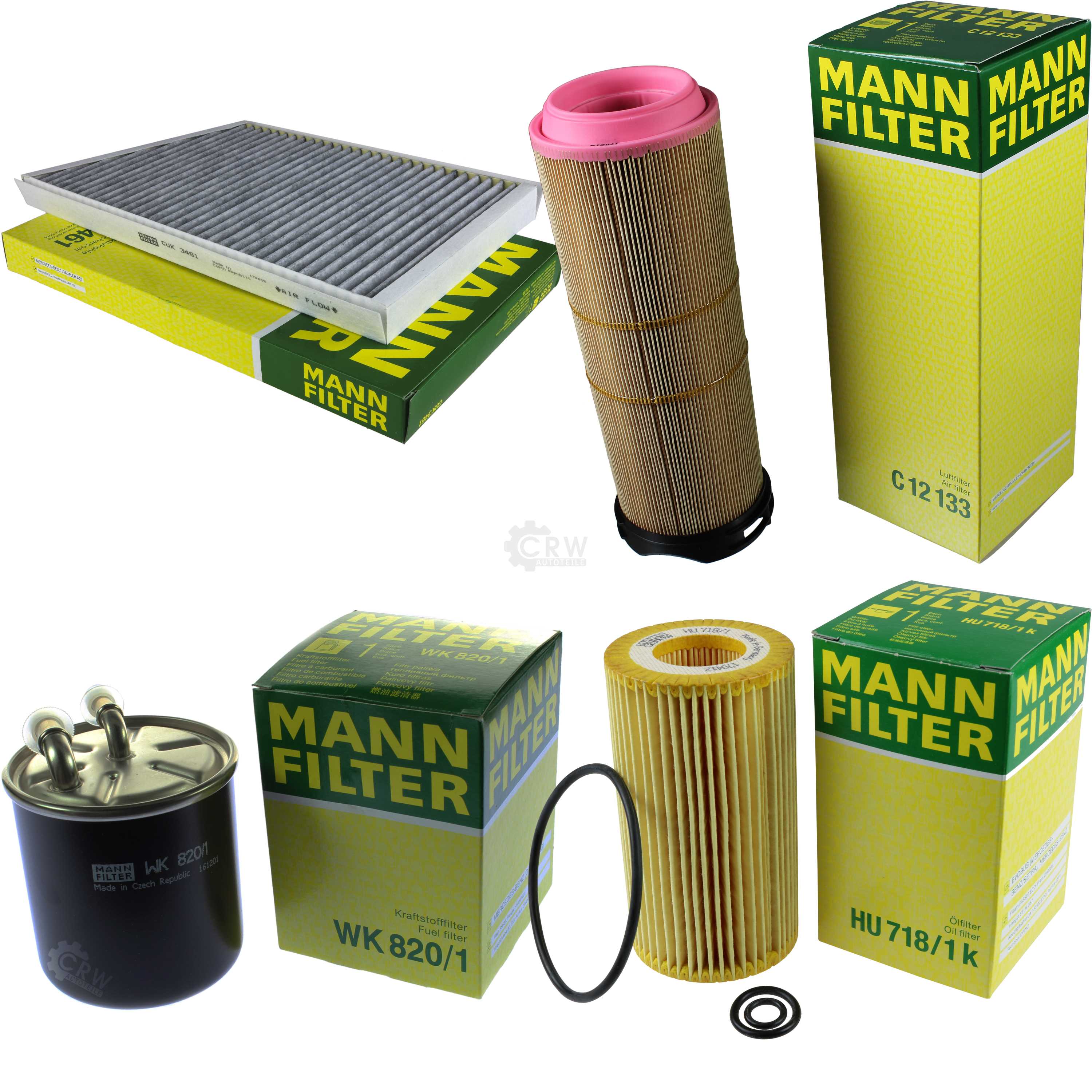 MANN-FILTER Inspektions Set Inspektionspaket Innenraumfilter Luftfilter /Ölfilter