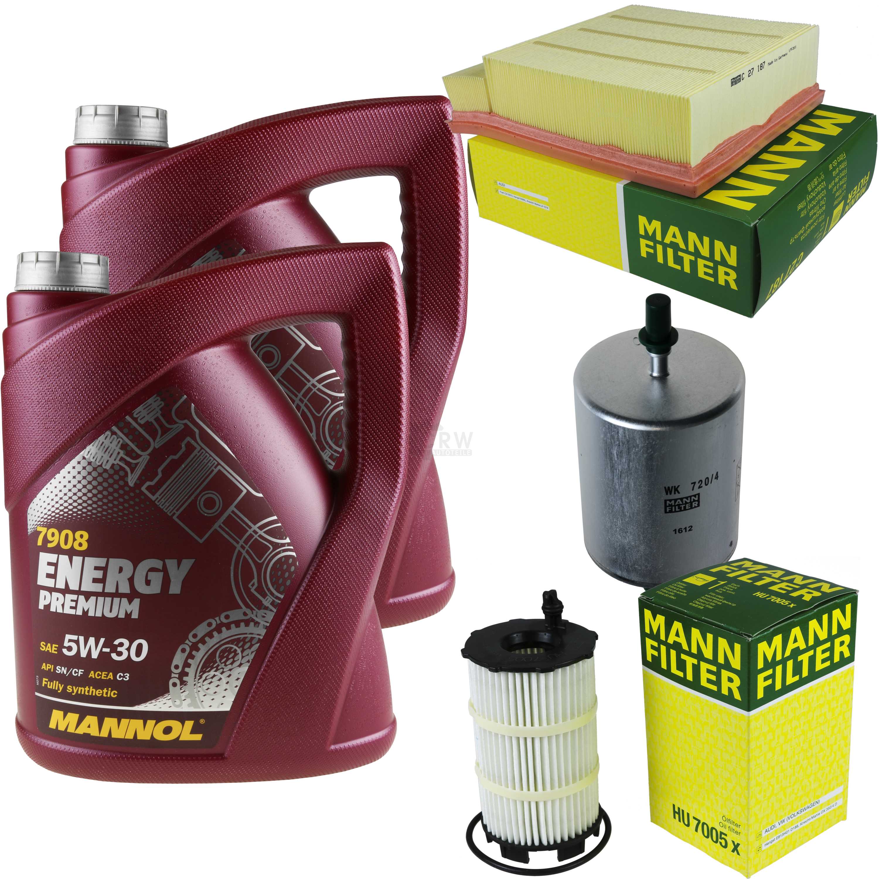 PAQUET D'INSPECTION DE filtre MAN 9L MANNOL Energy Combi LL 5W-30 pour