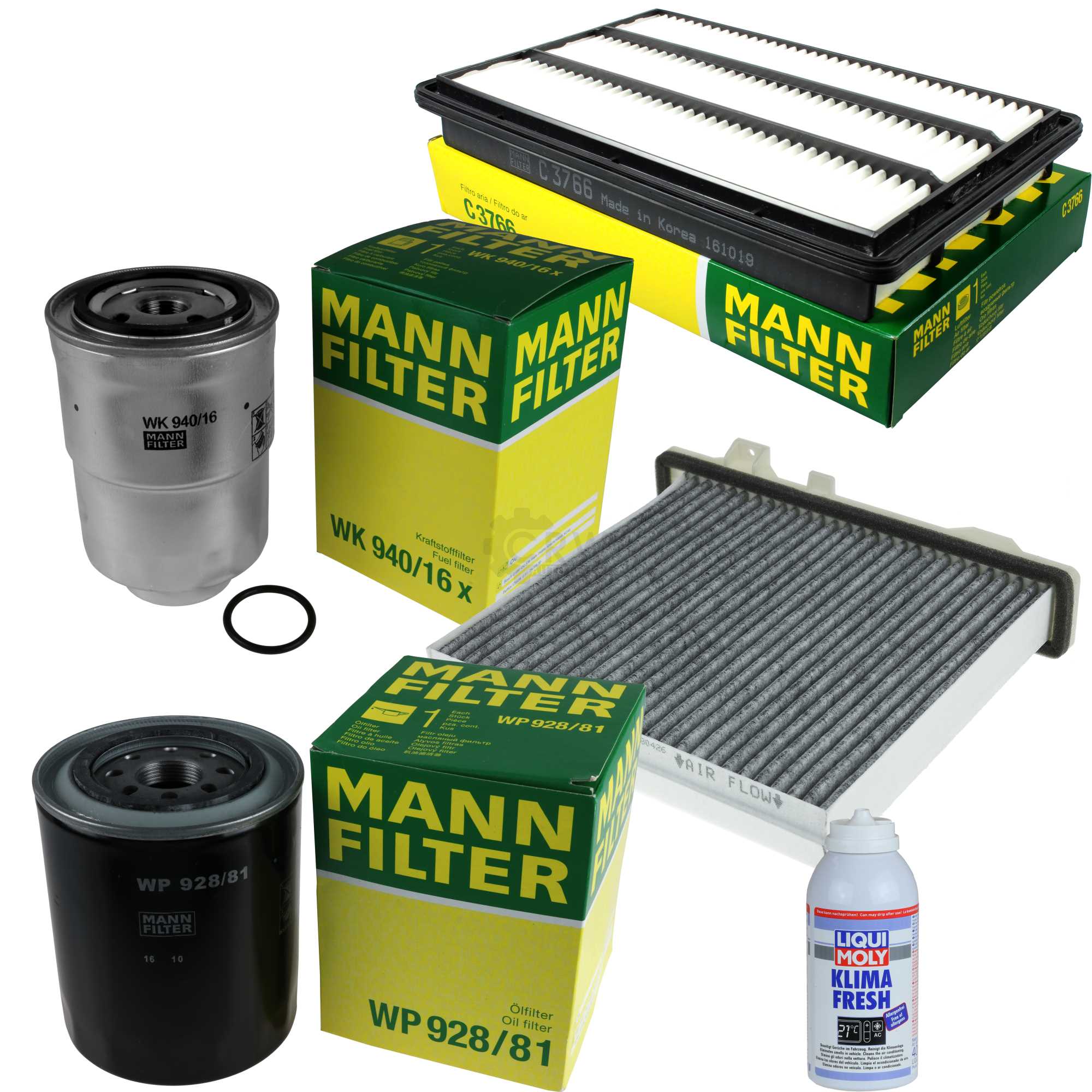 Mann Filter Paket Liqui Moly Klima Fresh For Mitsubishi Pajero Iii Canvas Top Ebay