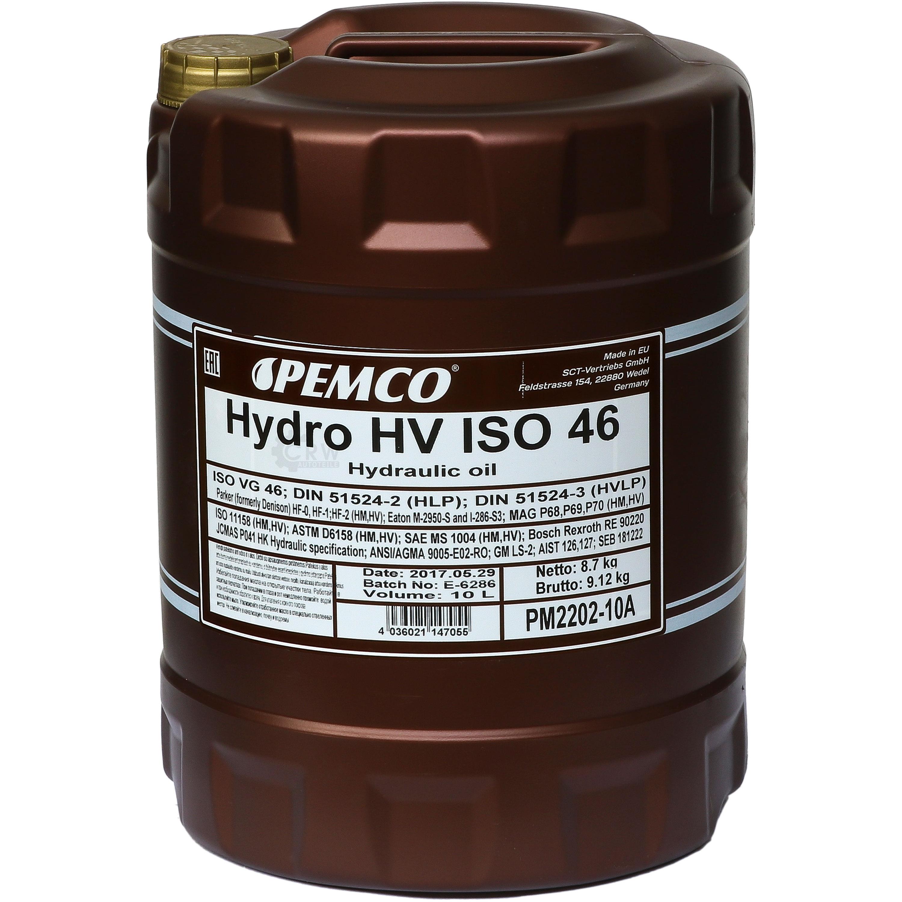 MANNOL Hydrauliköl HLP 46 32 10L 5L 20Lfür AFNOR NF E 48-603 CONESTOGA ISO