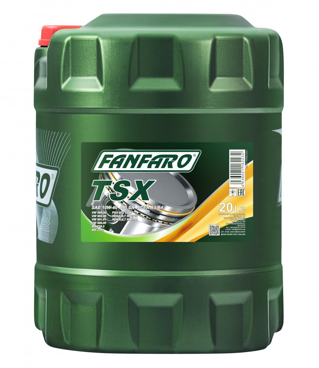 FANFARO Motoröl 5w-30 5w-40 1-20Liter 10w-40 Lsx Vsx Esx Vdx Pdx Tsn 0w-40 5w-20 - Bild 16 von 34