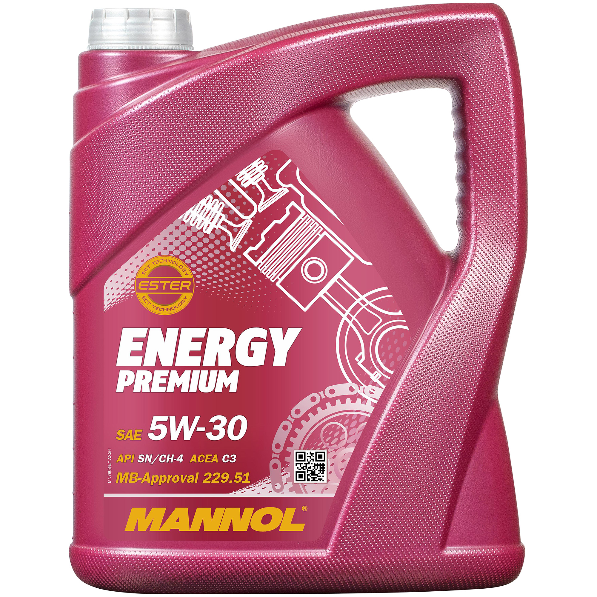 Zestaw do wymiany oleju 6L MANNOL Energy Premium 5W-30 Olej silnikowy + zestaw filtrów SCT 10195460 Domowy