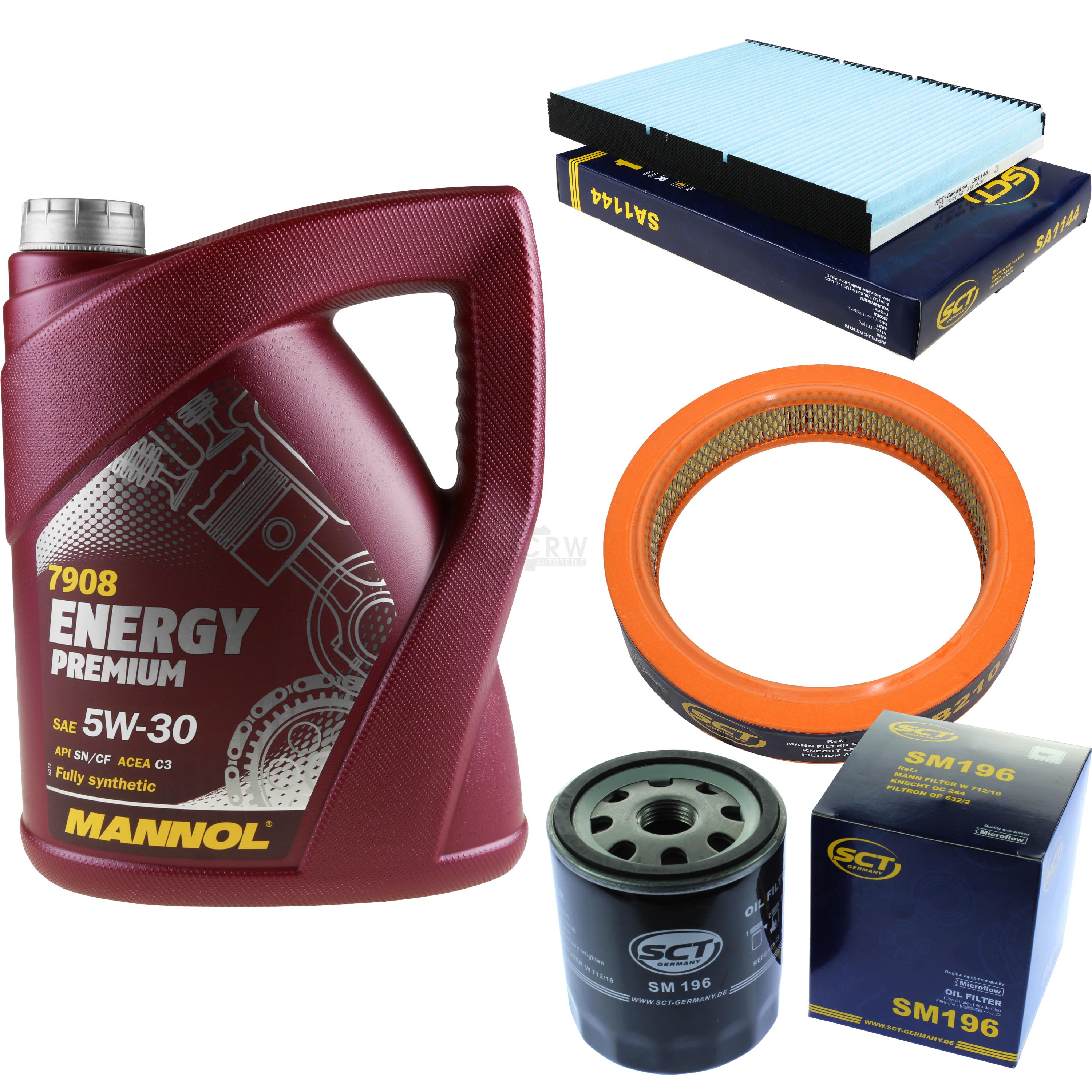 QR-PARTS 69124257 - Set di filtri, 5 litri, olio motore MANNOL