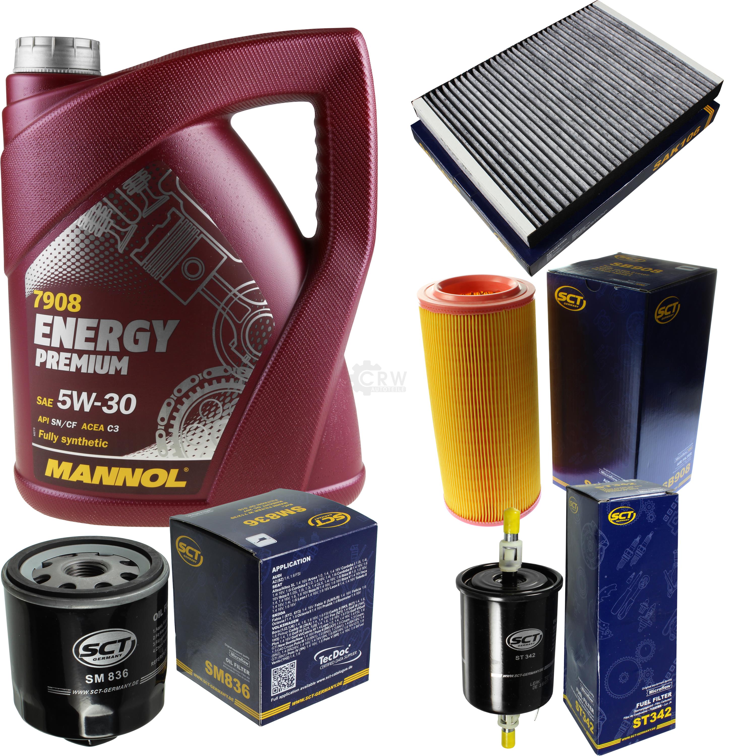 Ölwechsel Set 5L LM Top Tec 4200 5W-30 + MANN Filter