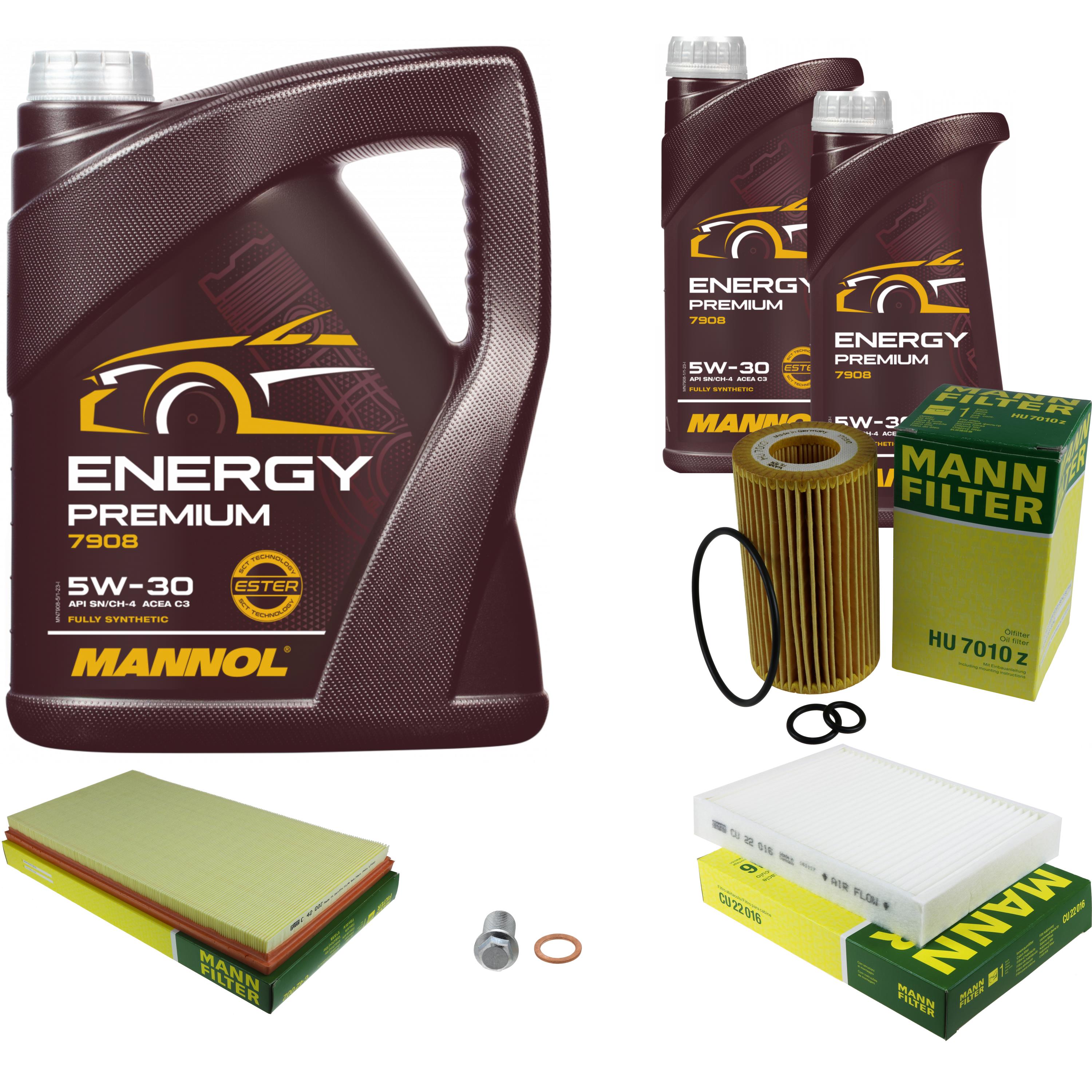 MANN Inspektionspaket 7 L MANNOL Energy Premium 5W-30 für Mercedes Vito W447 - Bild 1 von 11