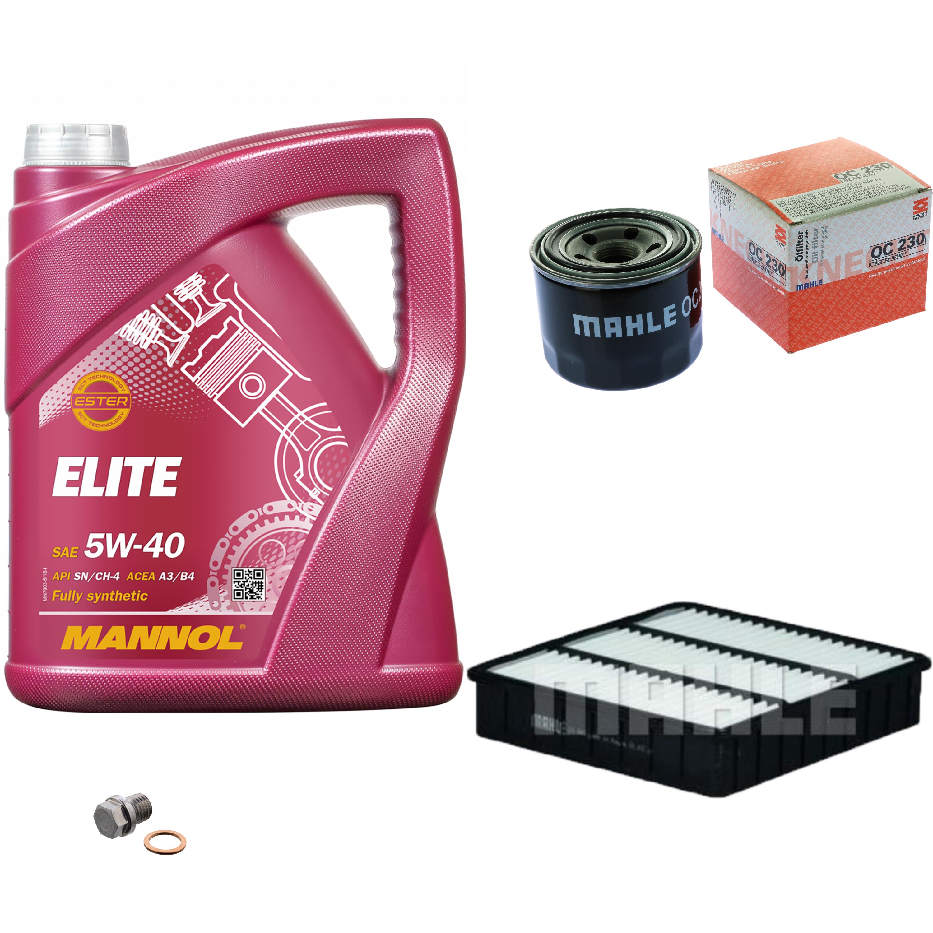 DENCKERMANN Inspektionspaket 5 L MANNOL Energy 5W-30 Für Mitsubishi