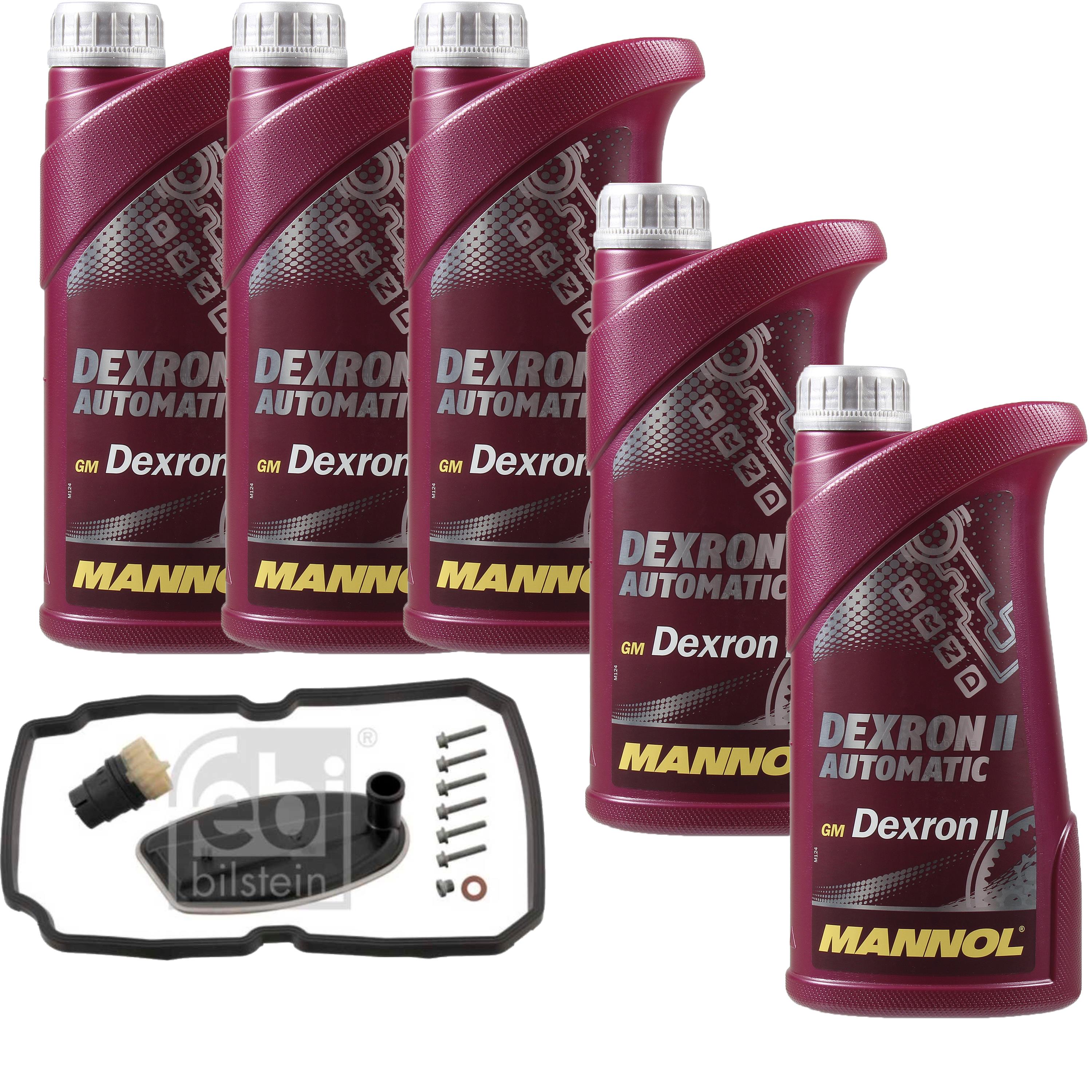MANNOL ATF AG52 5L FEBI Getriebeölfilter Für Peugeot 206 CC 1